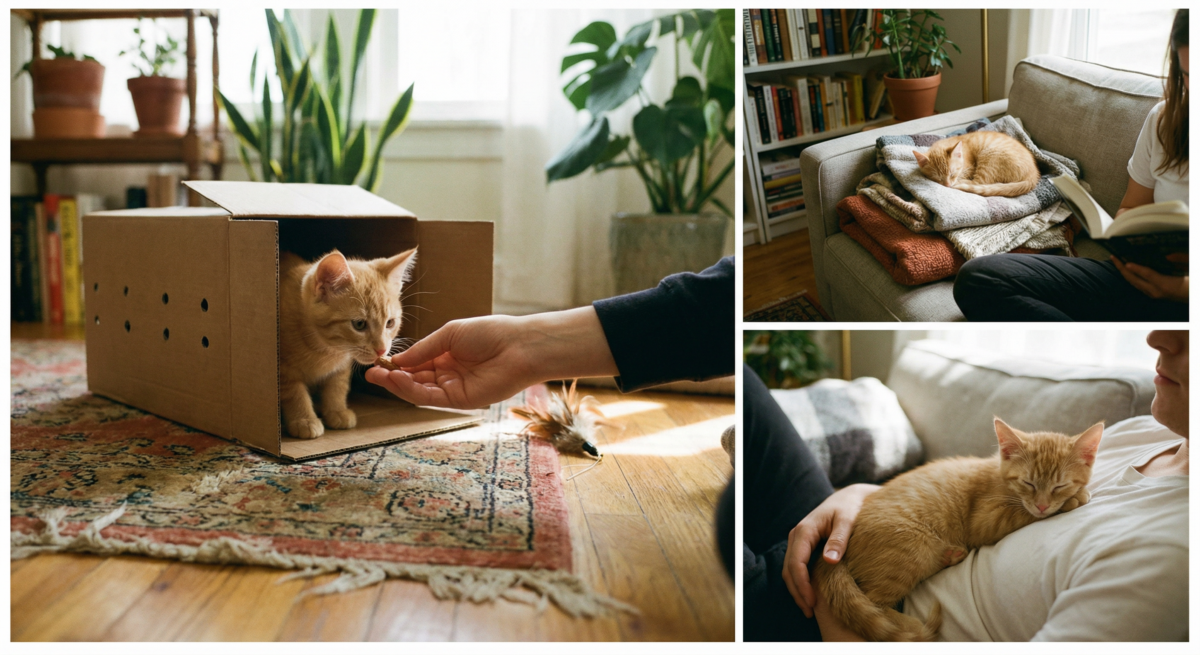 Adoptar un gato: preparación y primeros días